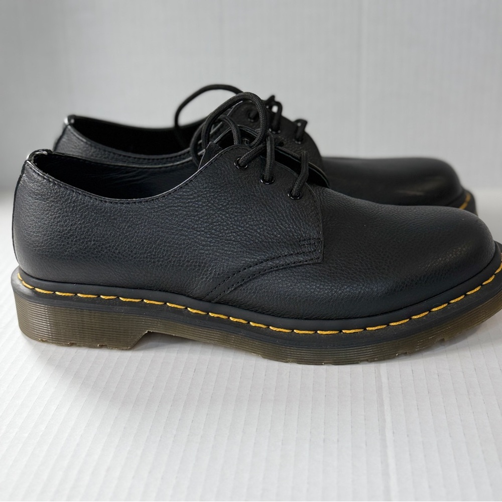 Dr Martens 24256 Virginia
black Oxford shoes classic academia Women's size 10 - Picture 2 of 11